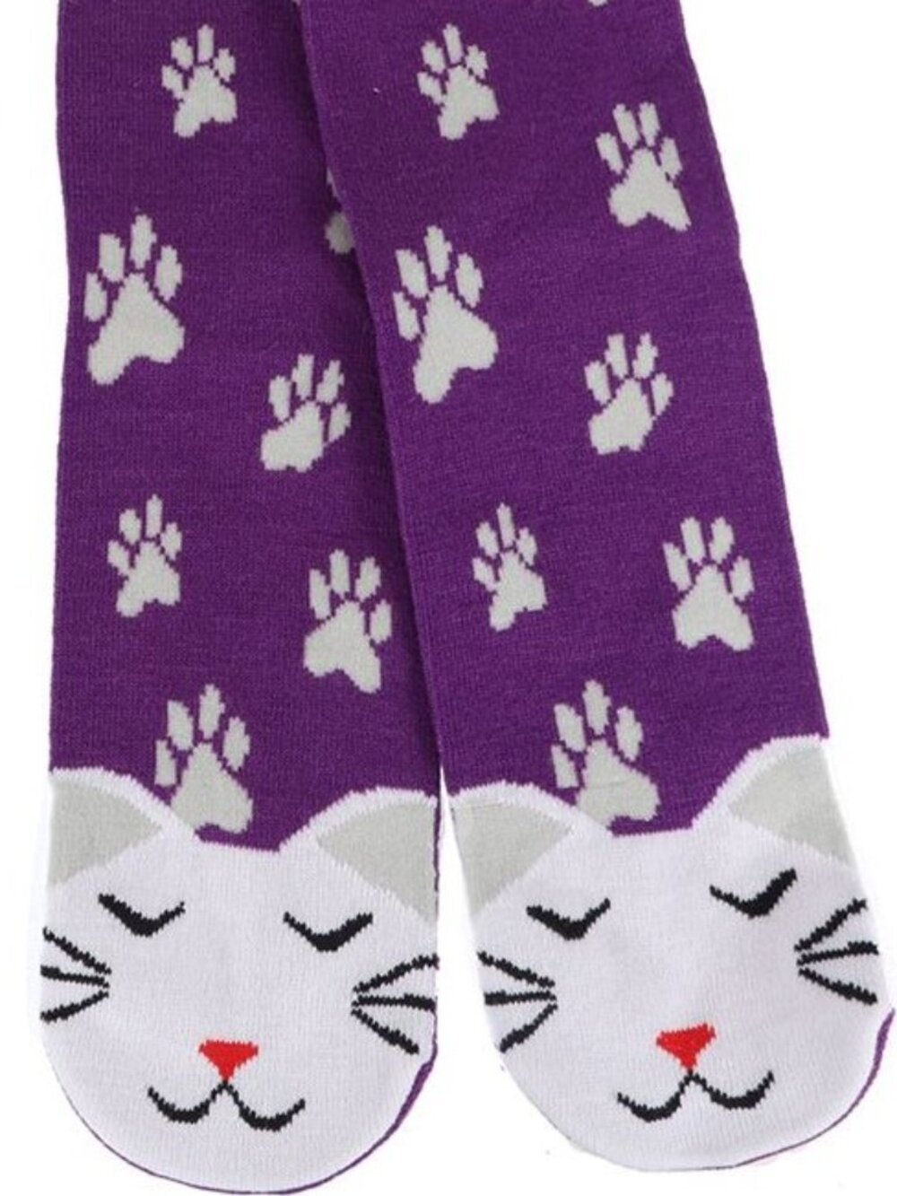 Cute cat face socks